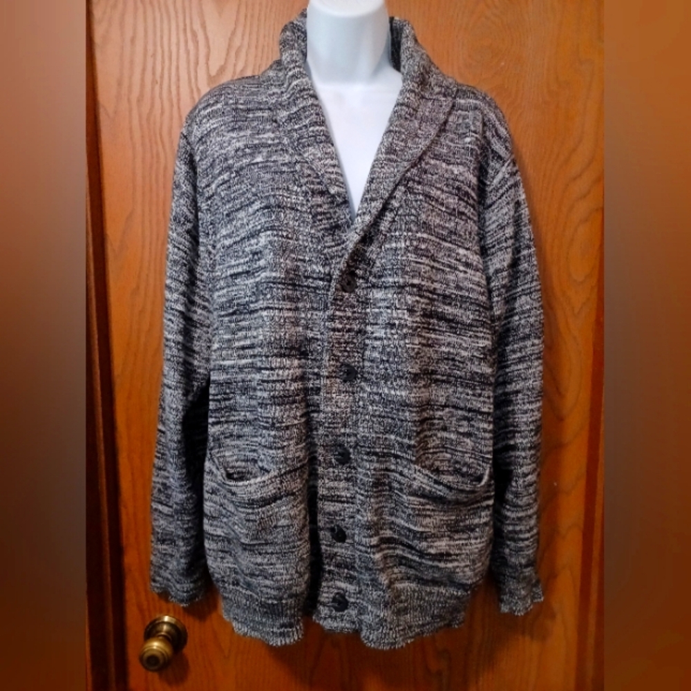 Mens ROUTE 66 cardigan holiday sweater